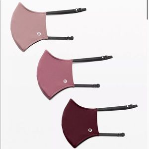 Lulu Lemon Double Strap Face Mask 
3 Pack